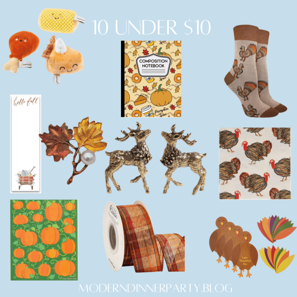 Ten Cute Finds Under $10: Thanksgiving Fun