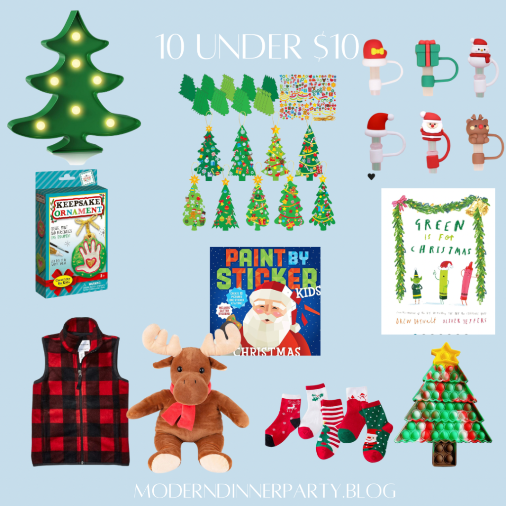 Ten Cute Finds Under $10: Xmas For Kids
