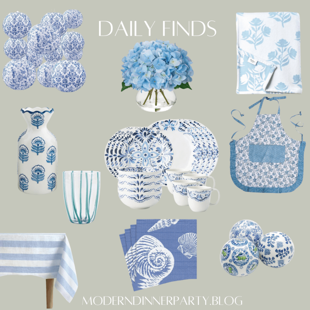 Blue & White Home&nbsp;Finds