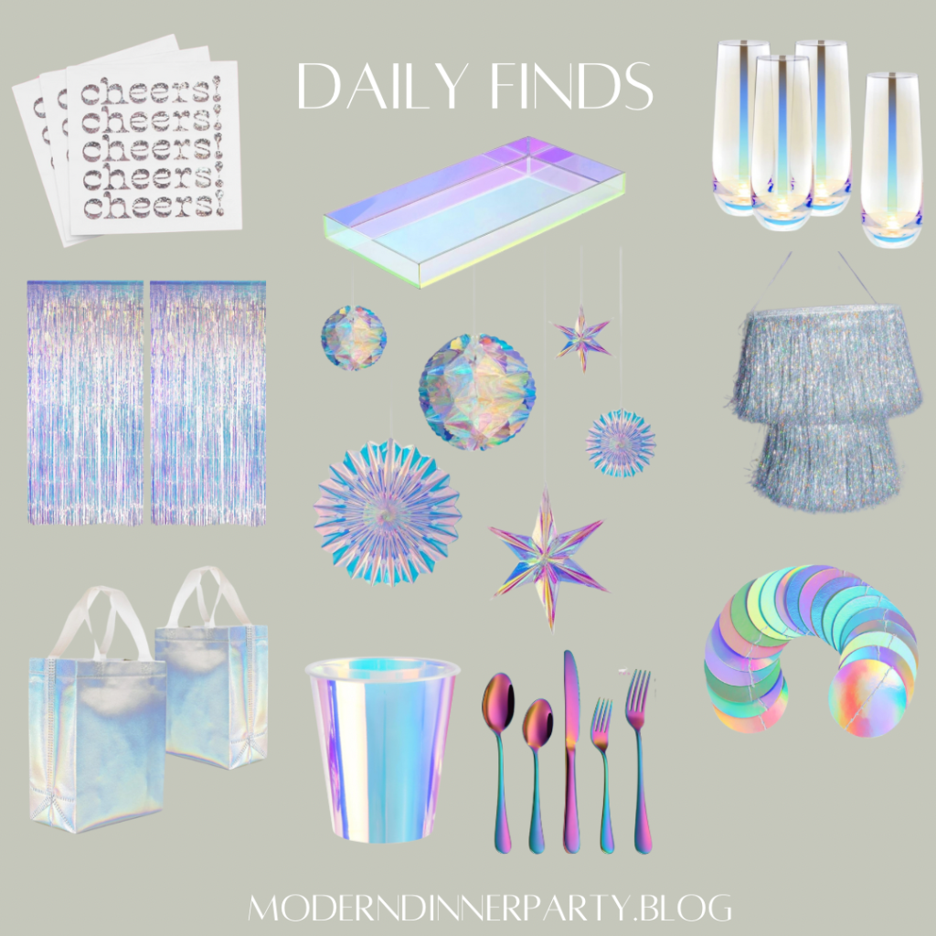 Iridescent Party Decor