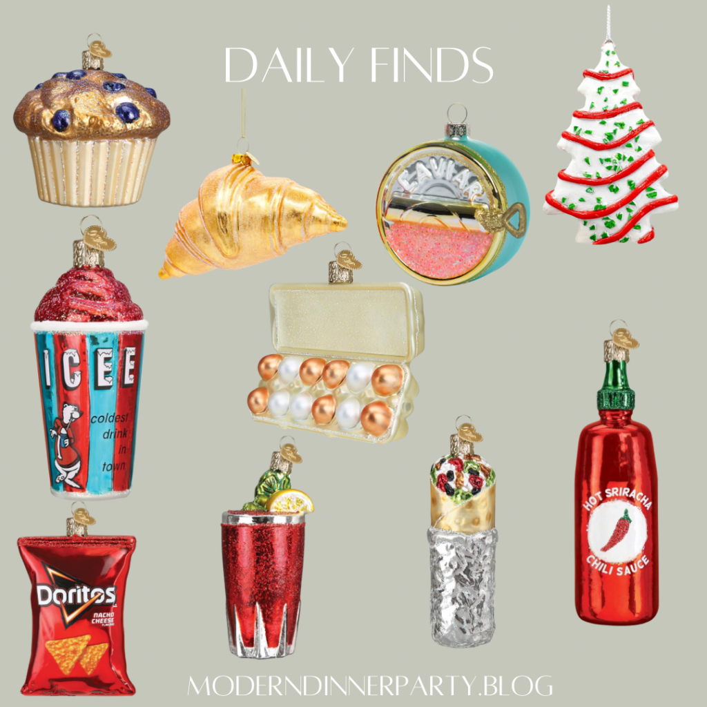 Glass Ornaments for the Kitchen&nbsp;Tree