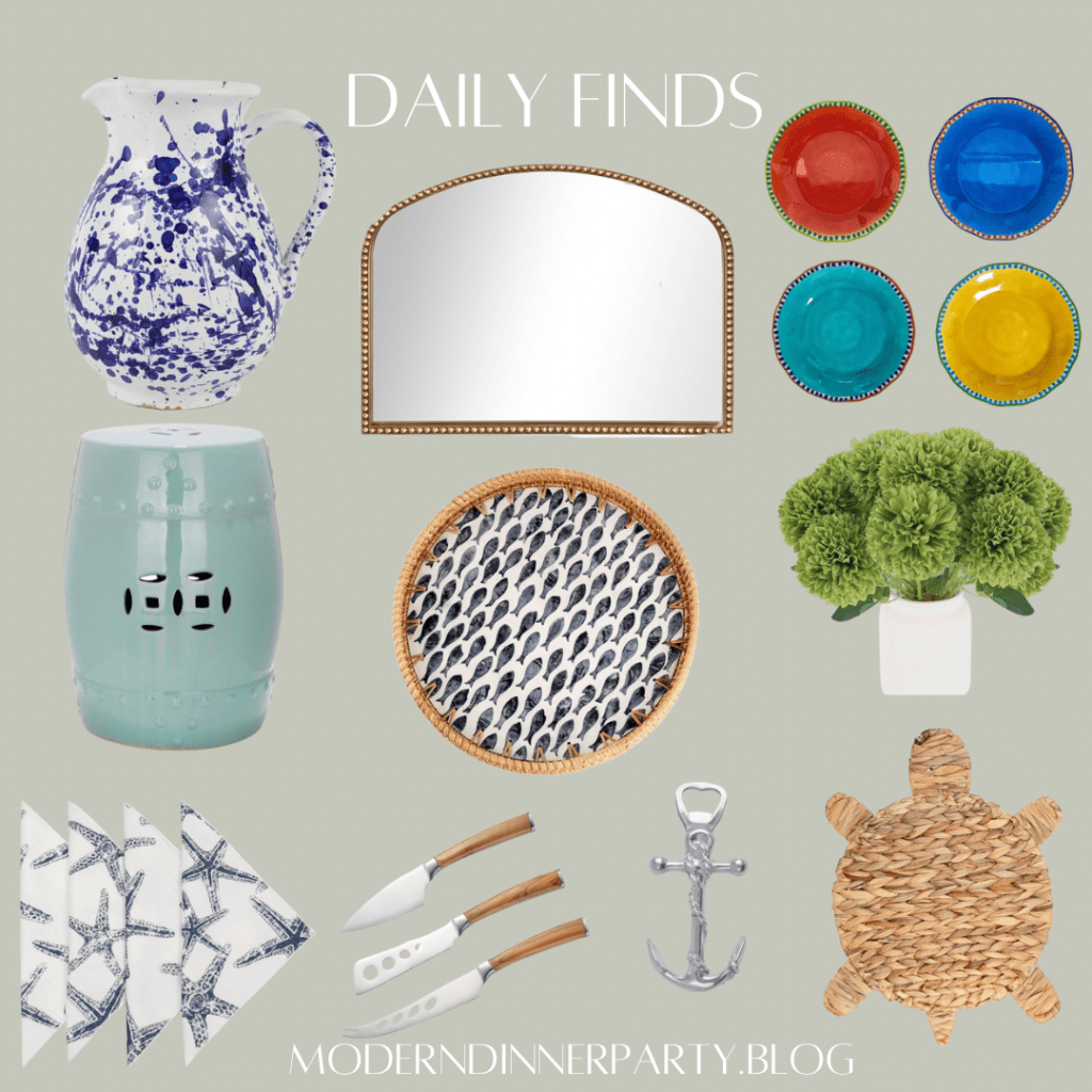 Seaside Eclectic Tablescape