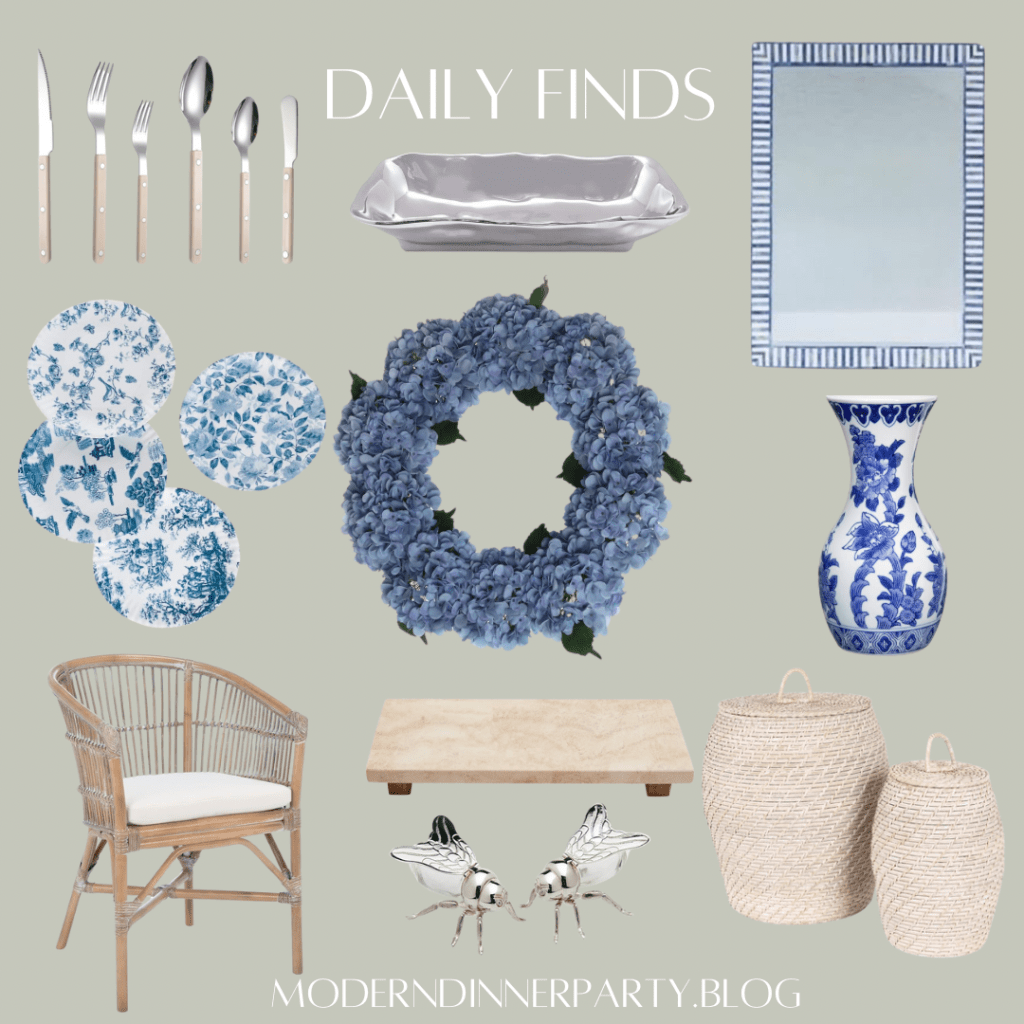 Hydrangea Rattan Ivory Budget Luxury Home Decor