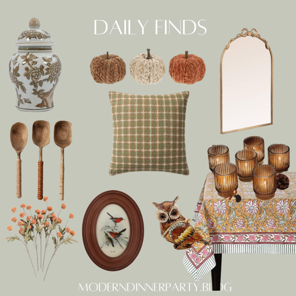 A Not-Cheesy Fall&nbsp;Tablescape